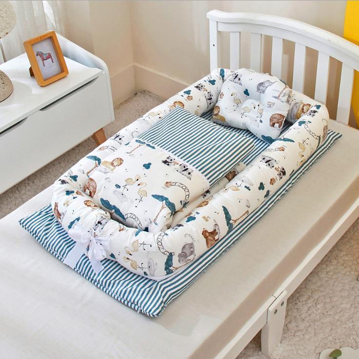 Crib Anti-pressure Newborn Foldable Portable Crib Middle Bed Baby Infant Mattress Bionic Travel Bed
Cuna antipresión para recién nacido, cuna portátil plegable, cama media, colchón para bebé, cama de viaje biónica