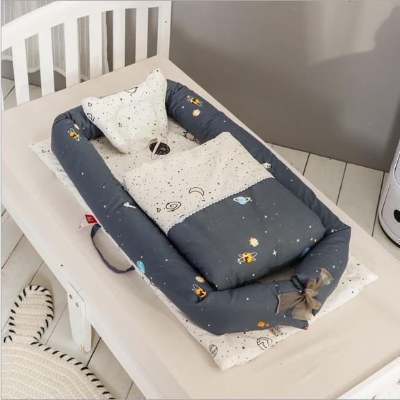 Crib Anti-pressure Newborn Foldable Portable Crib Middle Bed Baby Infant Mattress Bionic Travel Bed
Cuna antipresión para recién nacido, cuna portátil plegable, cama media, colchón para bebé, cama de viaje biónica