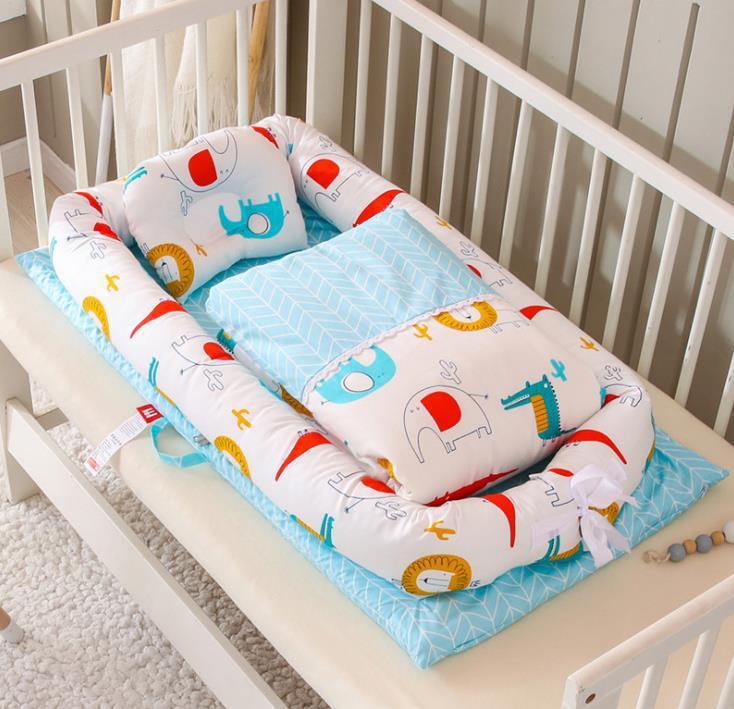 Crib Anti-pressure Newborn Foldable Portable Crib Middle Bed Baby Infant Mattress Bionic Travel Bed
Cuna antipresión para recién nacido, cuna portátil plegable, cama media, colchón para bebé, cama de viaje biónica