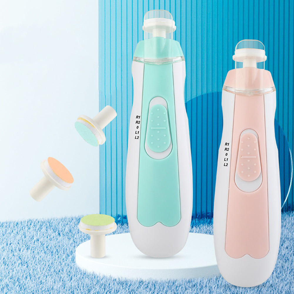 Newborn Nail Clipper Electric Baby Anti-pinch Meat Care Set
Cortaúñas eléctrico para recién nacidos, juego de cuidado de carne antipellizcos para bebés