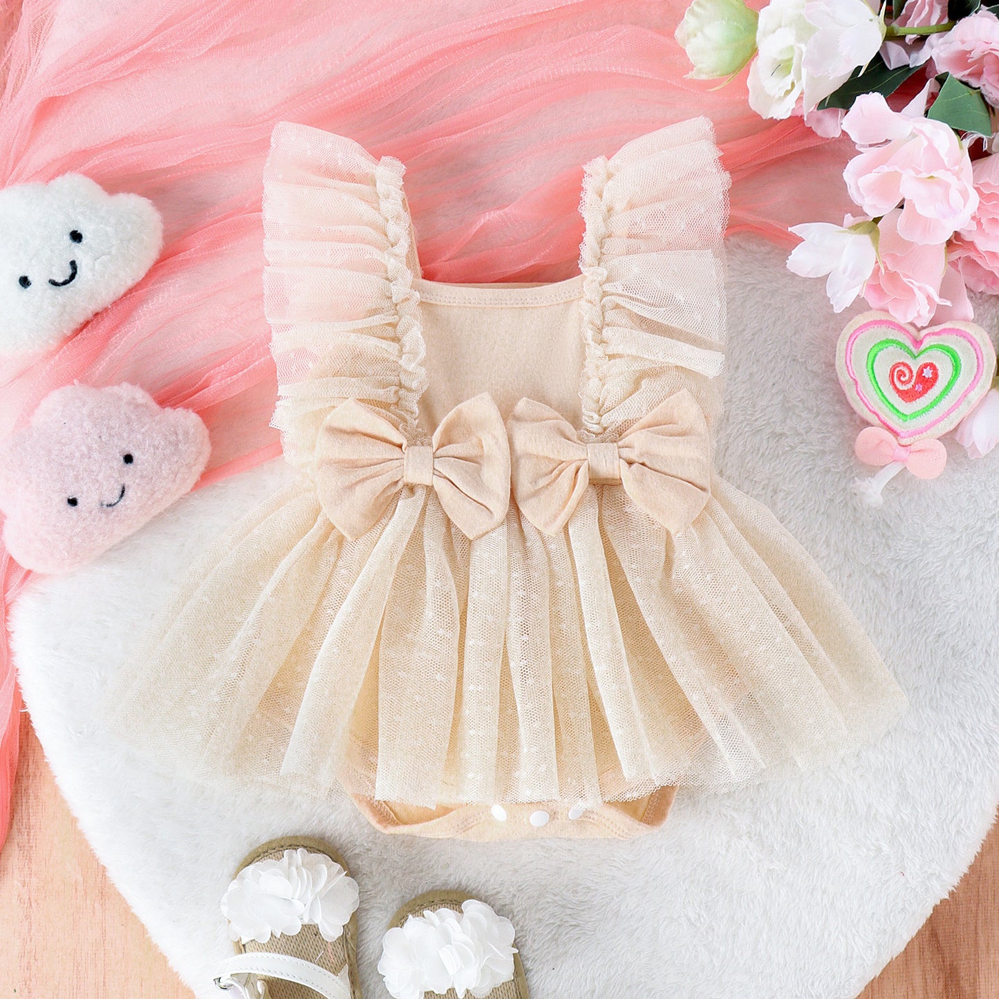 Jumpsuit Baby Net Skirt Princess Poris Dress Baby Skirt Baby Body Pants Jumpsuit
Mono bebé falda de red vestido de princesa Poris falda de bebé pantalones de cuerpo de bebé mono