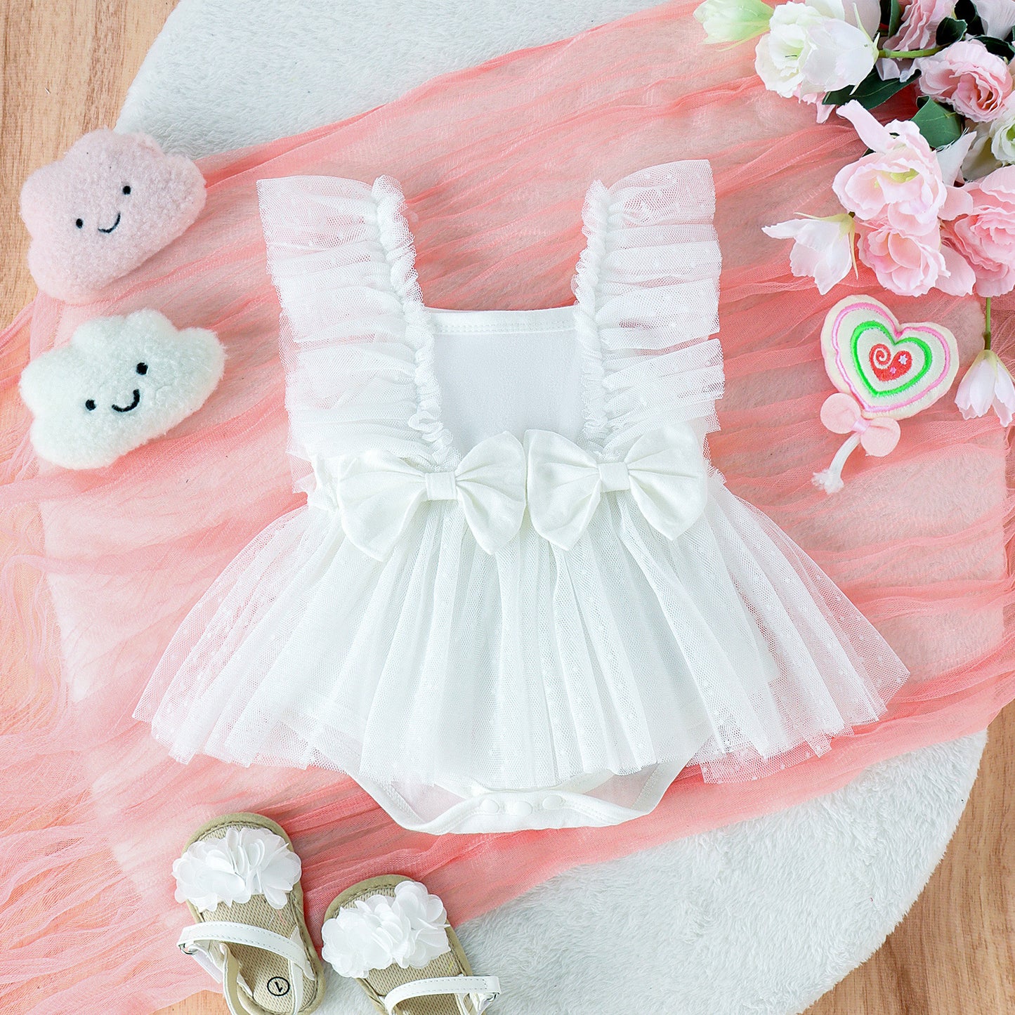 Jumpsuit Baby Net Skirt Princess Poris Dress Baby Skirt Baby Body Pants Jumpsuit
Mono bebé falda de red vestido de princesa Poris falda de bebé pantalones de cuerpo de bebé mono